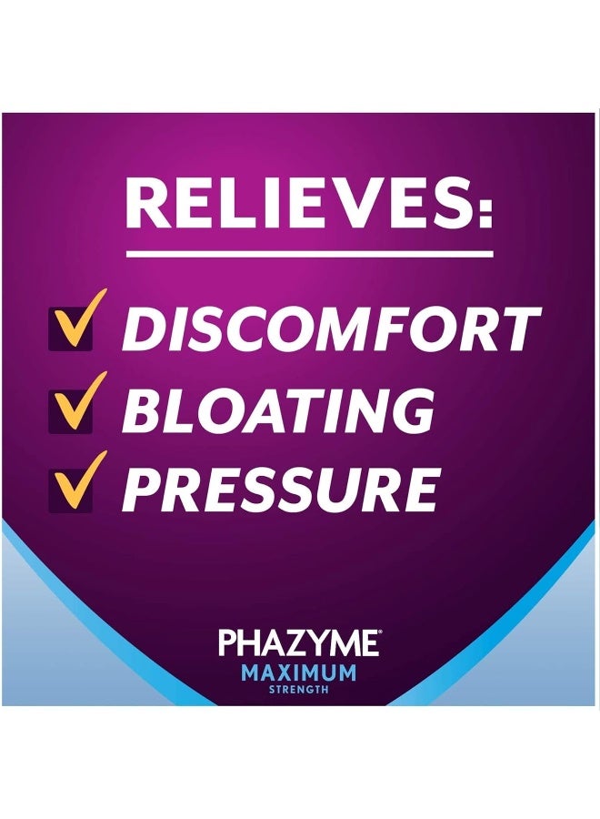 Phazyme Maximum Strength Gas and Bloating Relief, 250 mg Simethicone, 36 Fast Gels - Image 4